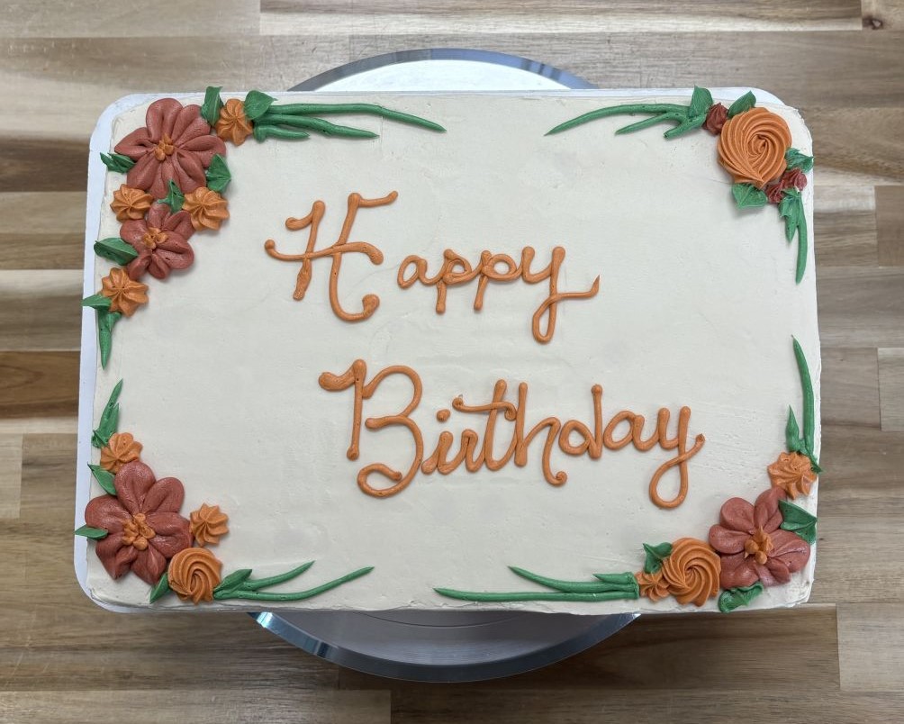 Maple cake w/ maple buttercream